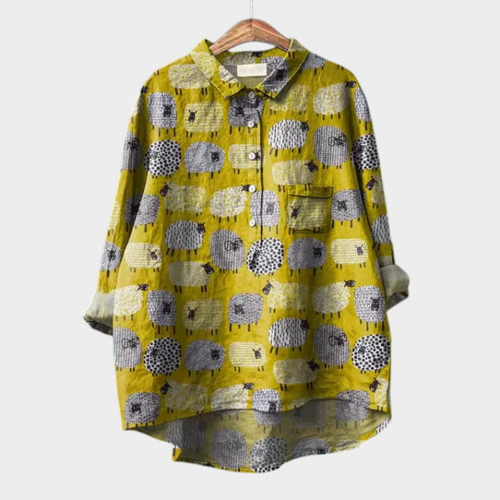 Nynke relaxed printed blouse – image 3