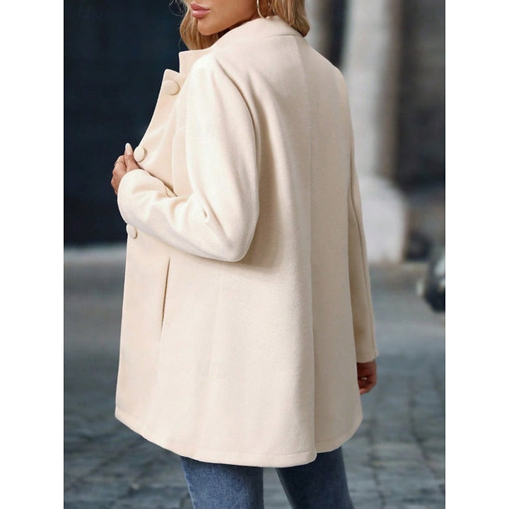 Millie short coat with stand collar – image 4