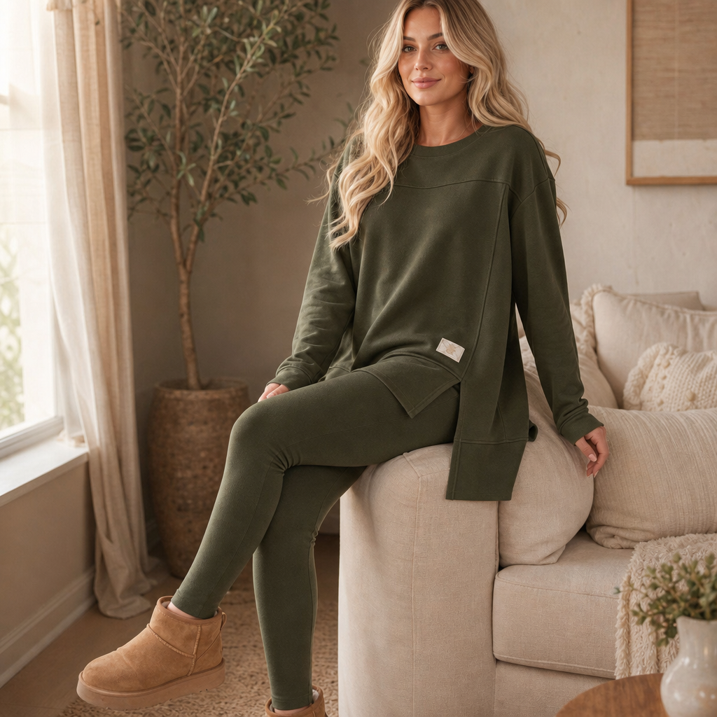 Ginny split sleeve top and trouser set – image 10