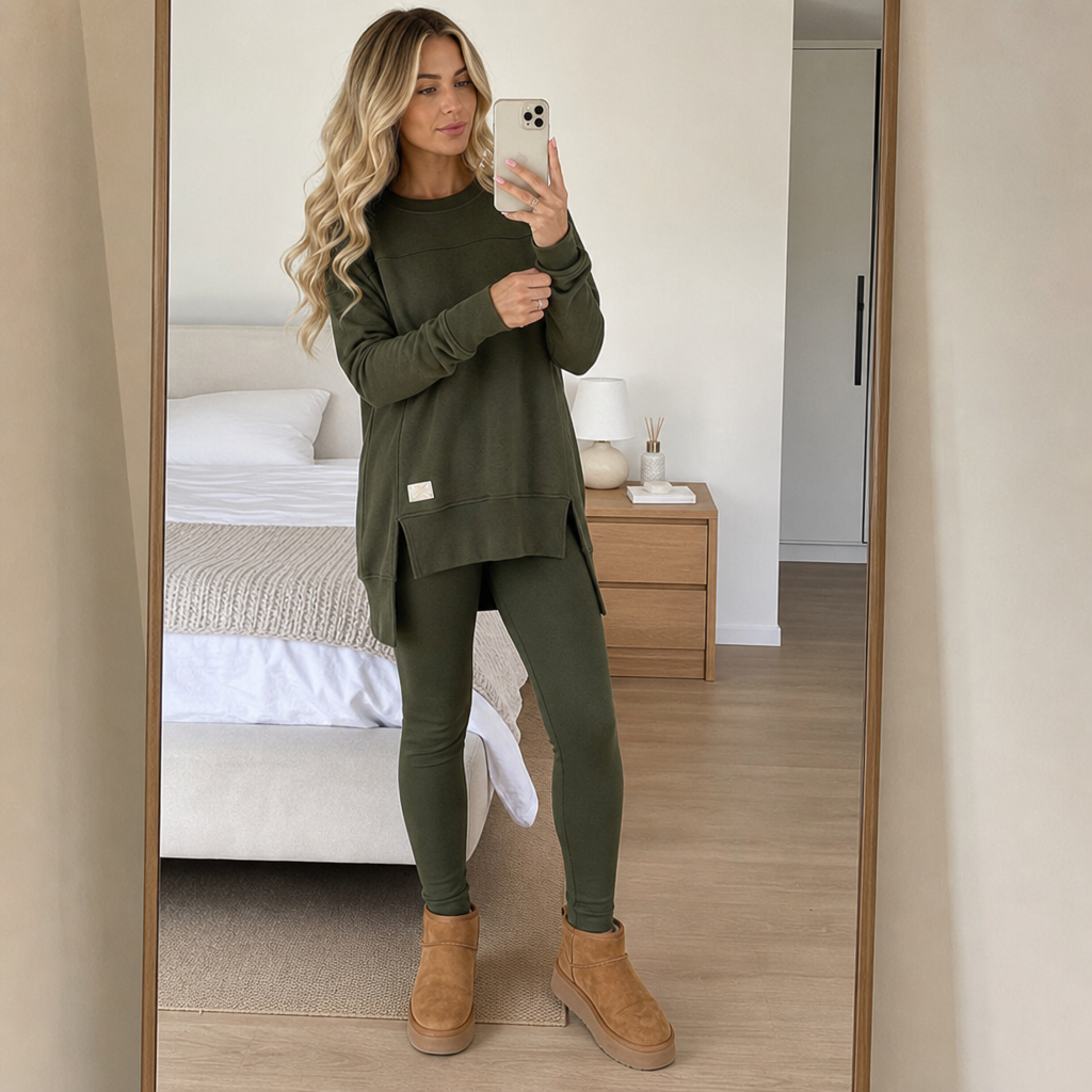 Ginny split sleeve top and trouser set – image 6