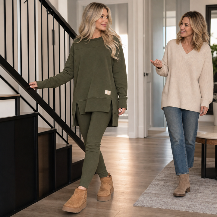 Ginny split sleeve top and trouser set – image 7