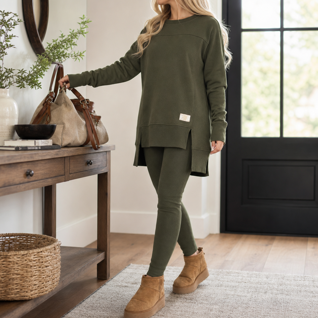 Ginny split sleeve top and trouser set – image 8