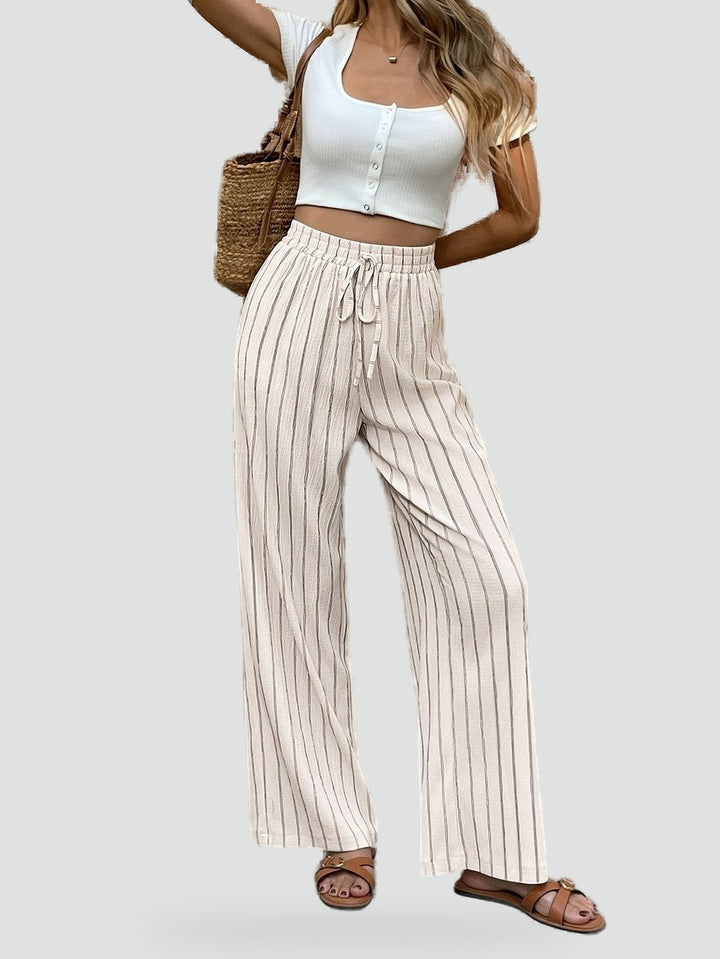 Cassia cargo trousers with belt and pockets