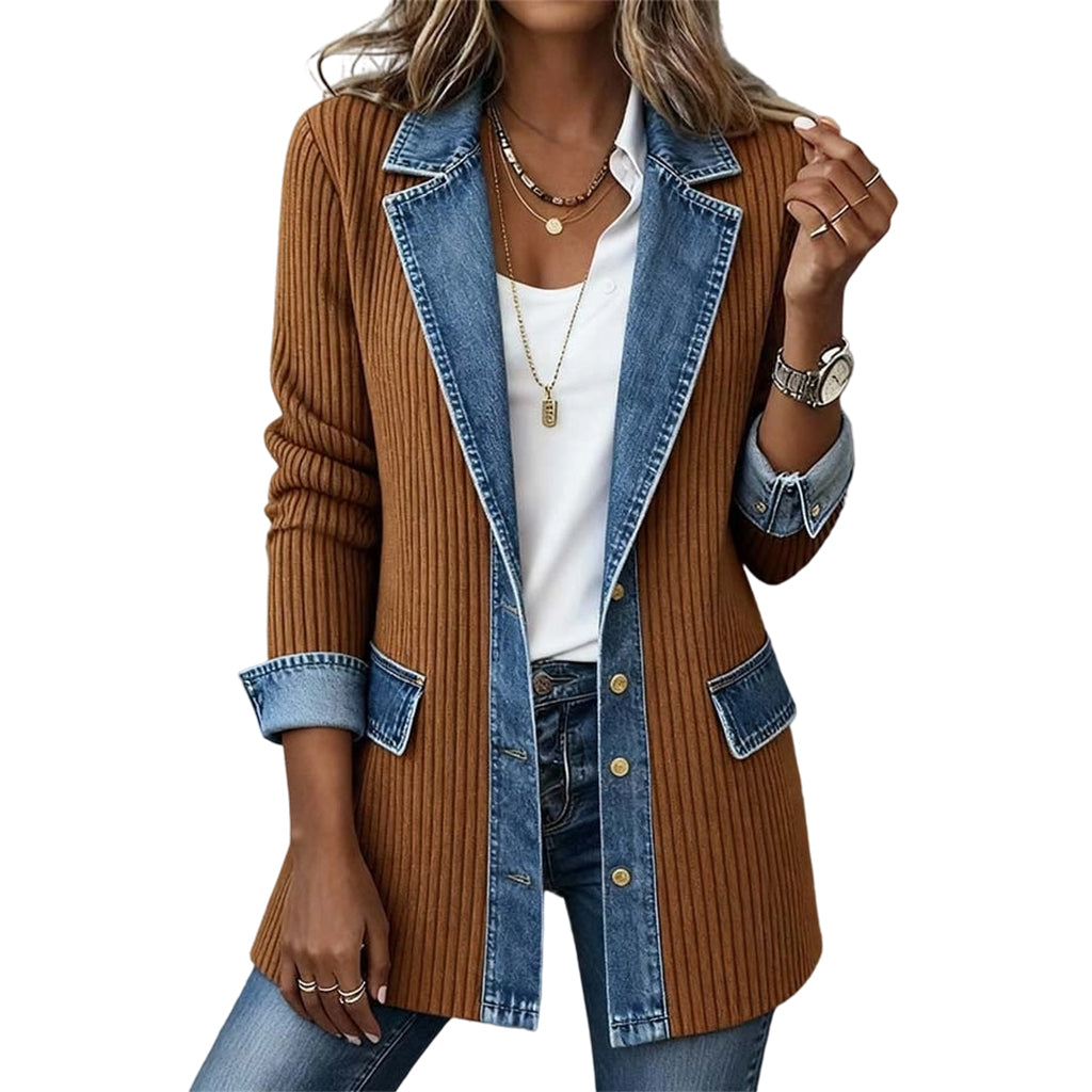 Sybil ribbed wool coat