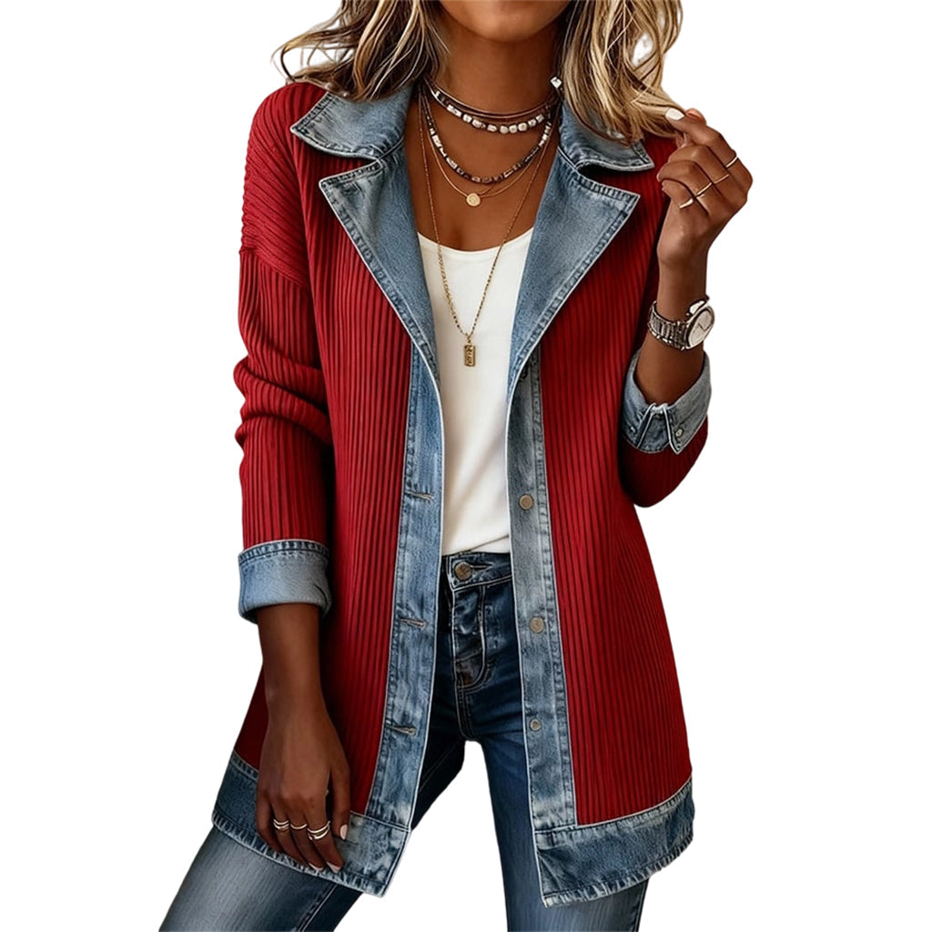 Sybil ribbed wool coat