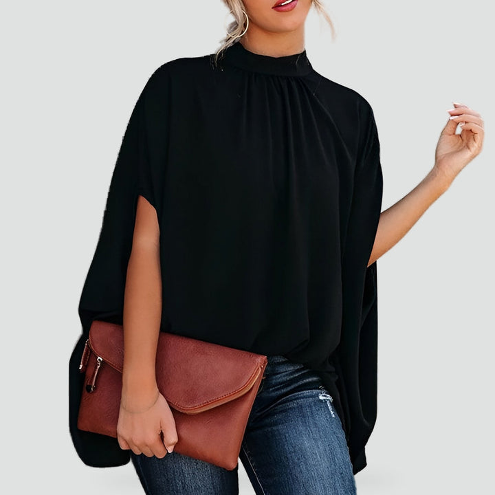 Frances printed blouse in green