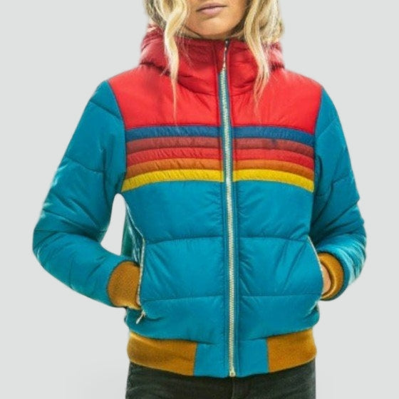 Georgina puffer jacket in navy