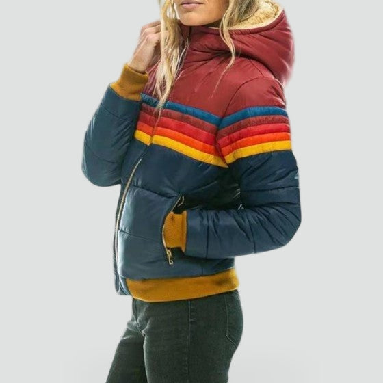 Georgina puffer jacket in black