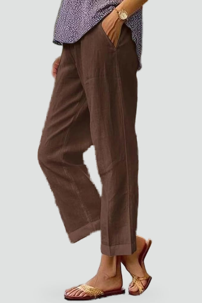 Blythe relaxed trousers in white