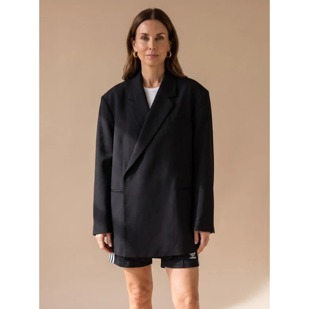 Tiana longline winter coat, front view