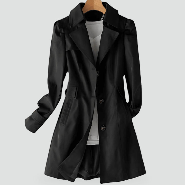 Flora trench coat in pink