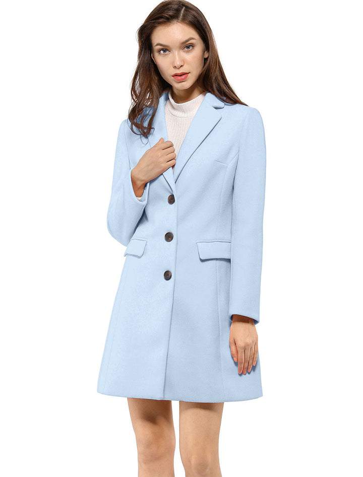 Bertille classic tailored coat with collar – image 11