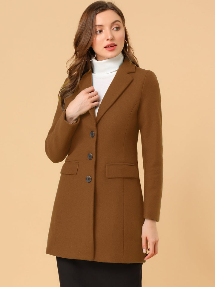 Bertille classic tailored coat with collar – image 28