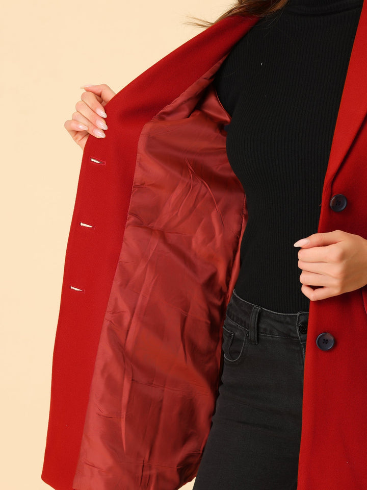 Bertille classic tailored coat with collar – image 14