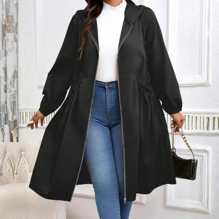 Ariana zip up hooded coat