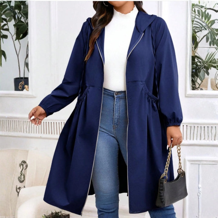Ariana zip up hooded coat – image 2