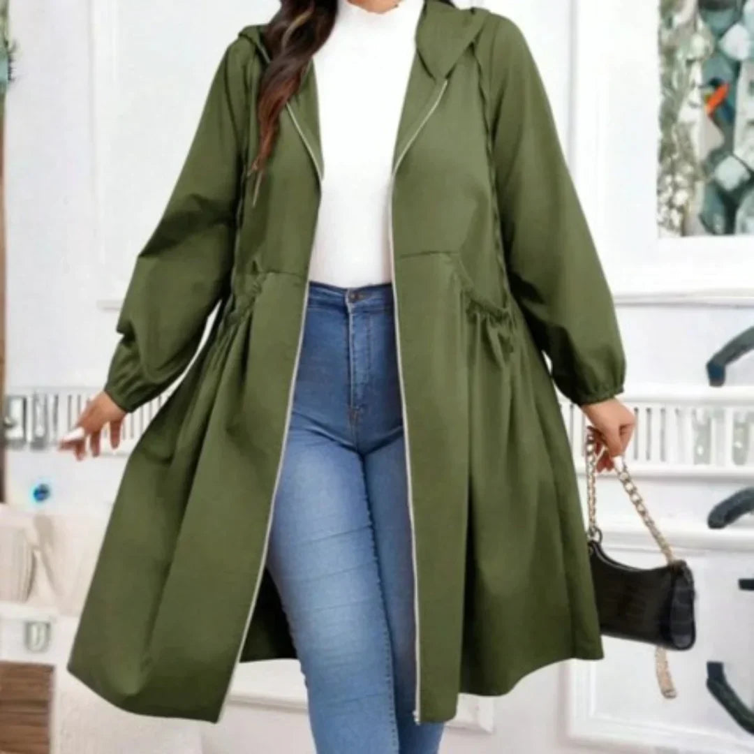 Ariana zip up hooded coat – image 3