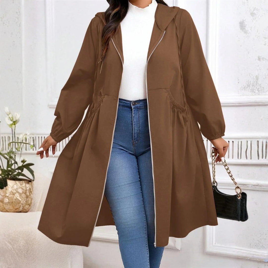 Ariana zip up hooded coat – image 5