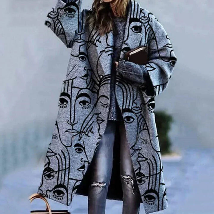 Oriane slim fit long hooded coat – image 4