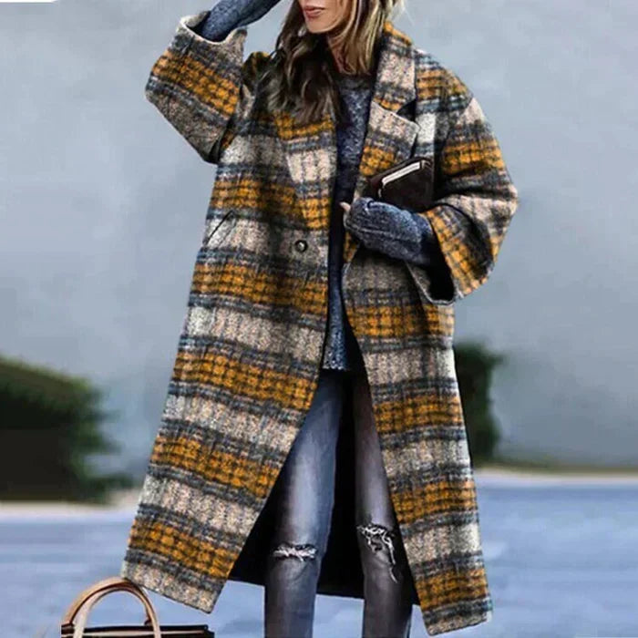 Oriane slim fit long hooded coat – image 8