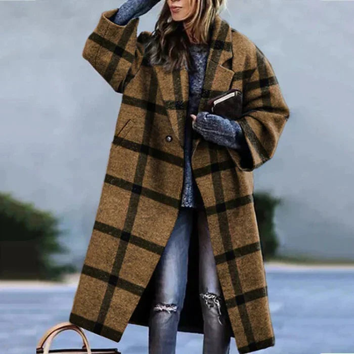 Oriane slim fit long hooded coat – image 7