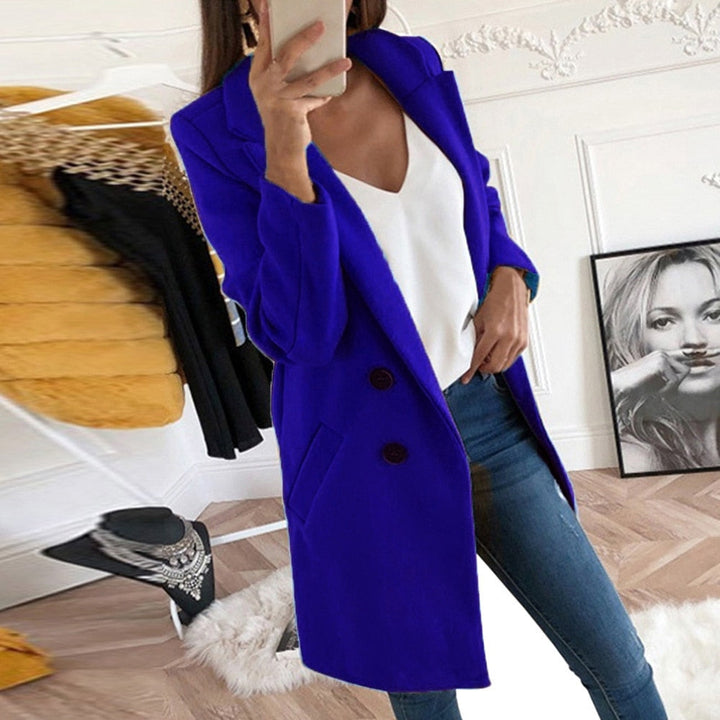 Talia classic collared button coat – image 4