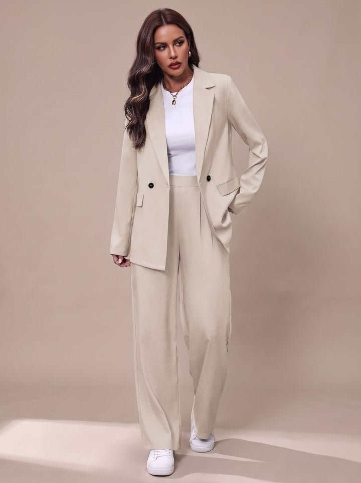 Tatiana double breasted blazer and wide leg trouser set – image 6