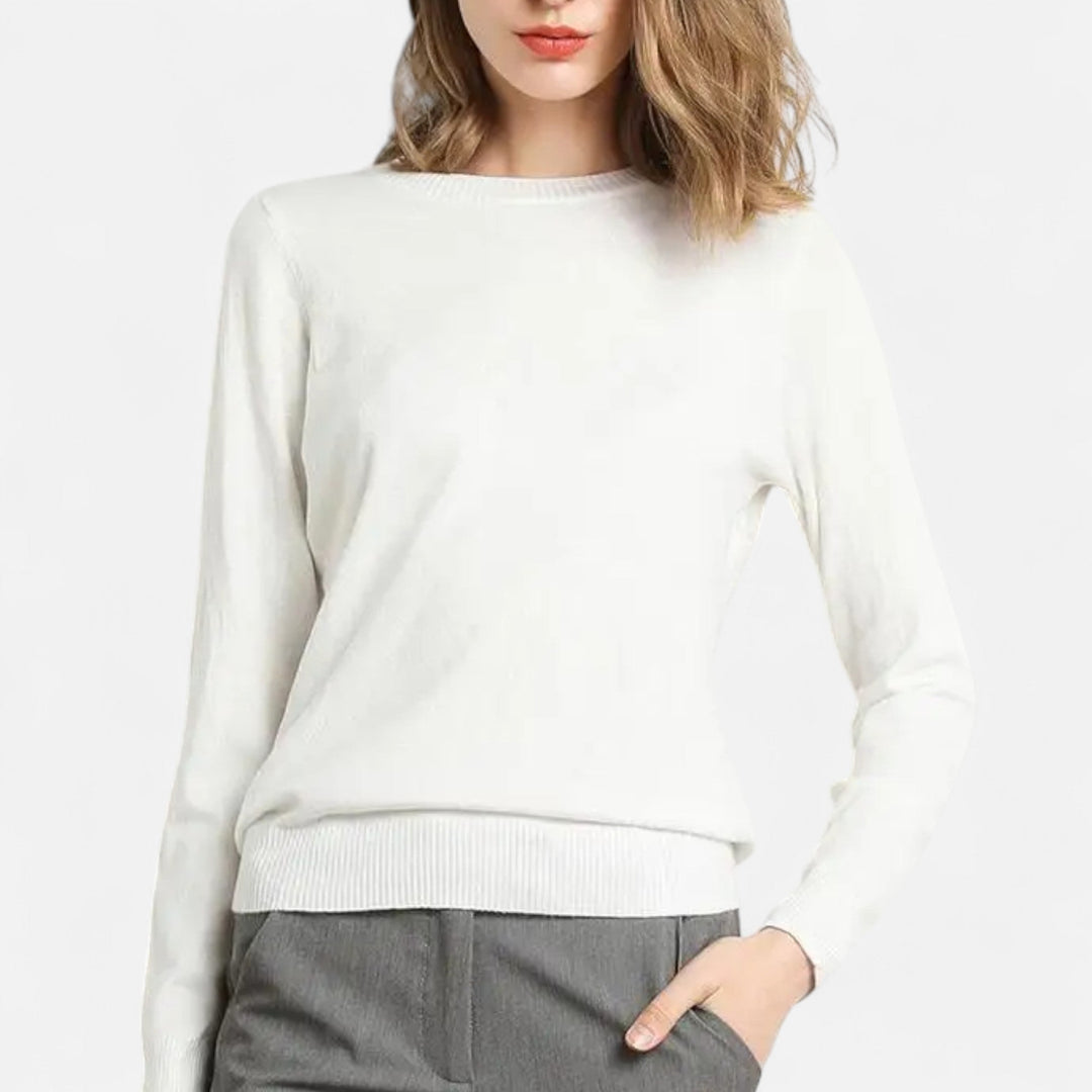 Hilary lightweight crew neck jumper – image 2