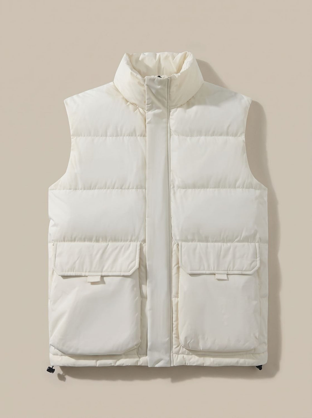 Alexandra quilted puffer gilet with flap pockets