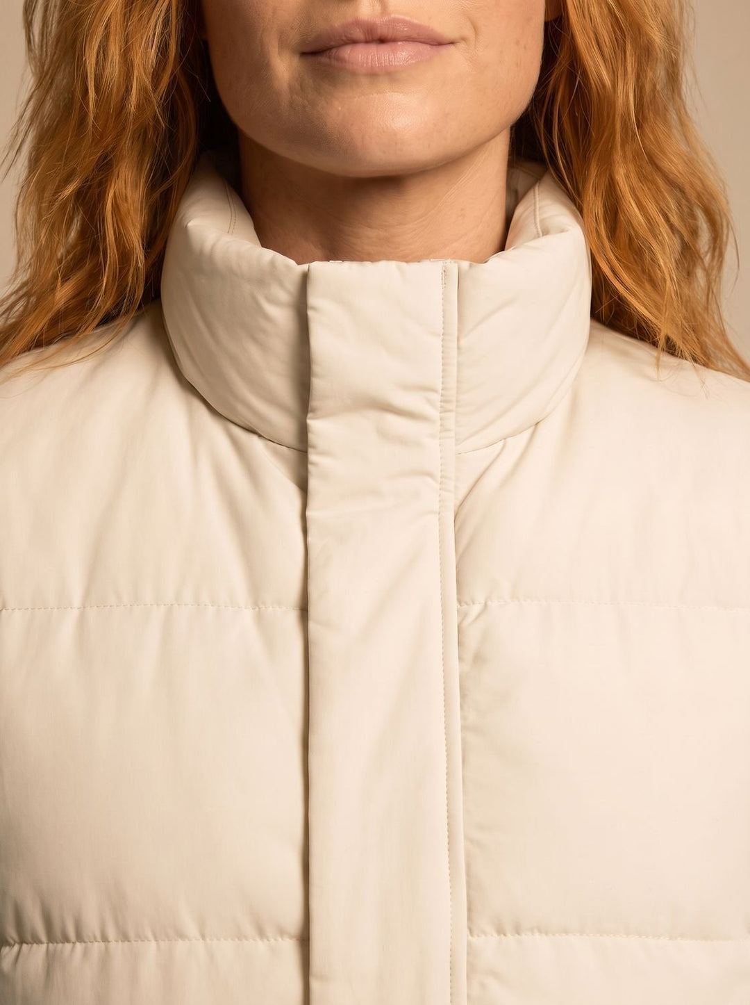Alexandra quilted puffer gilet with flap pockets – image 6