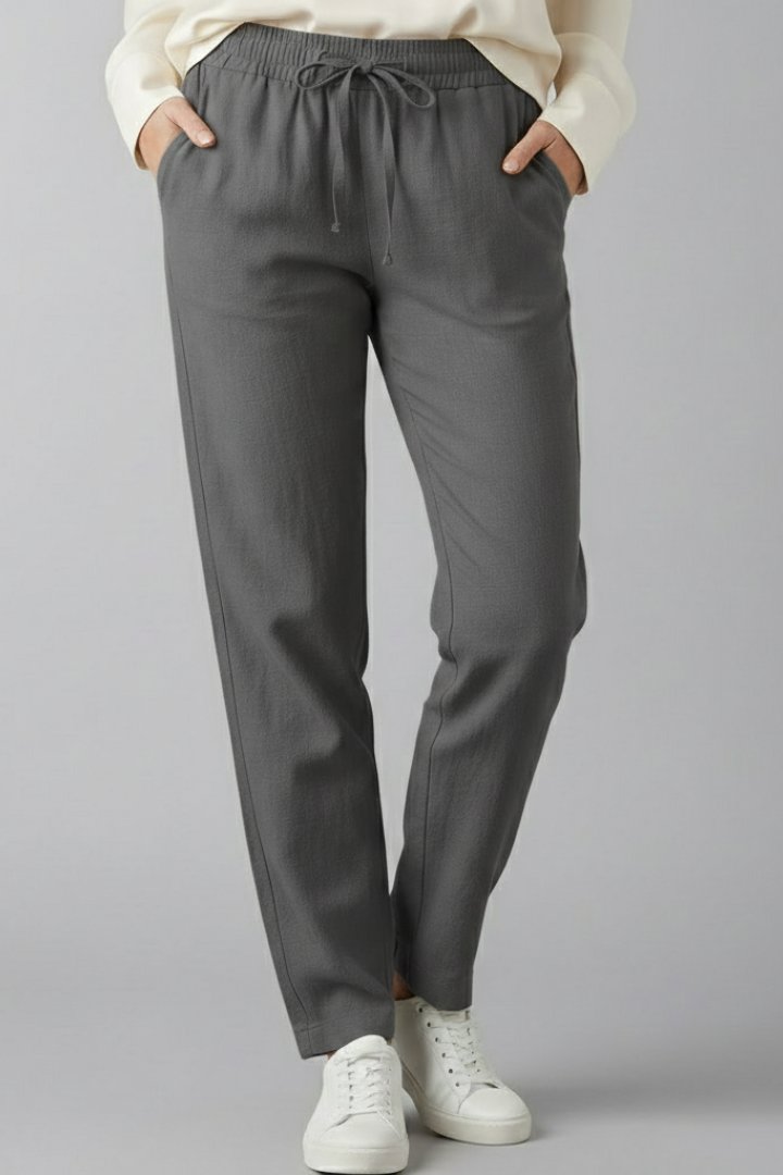 Verity | Elegant Tapered Trousers with Elastic Waist