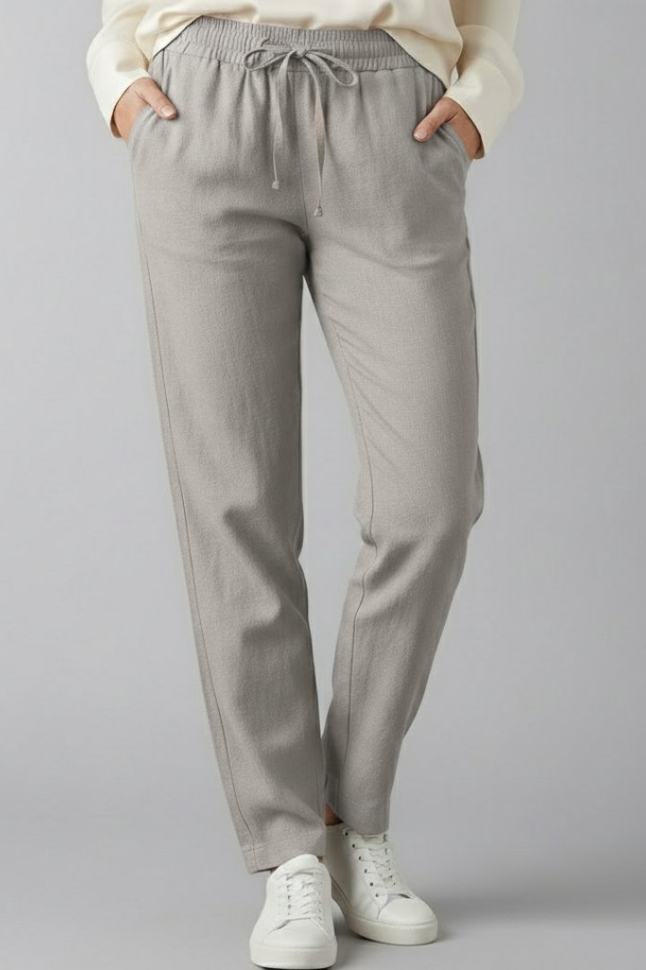 Verity | Elegant Tapered Trousers with Elastic Waist