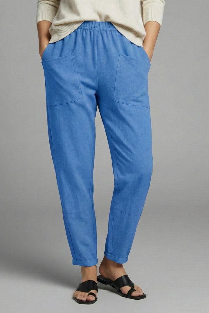 Verity | Elegant Tapered Trousers with Elastic Waist