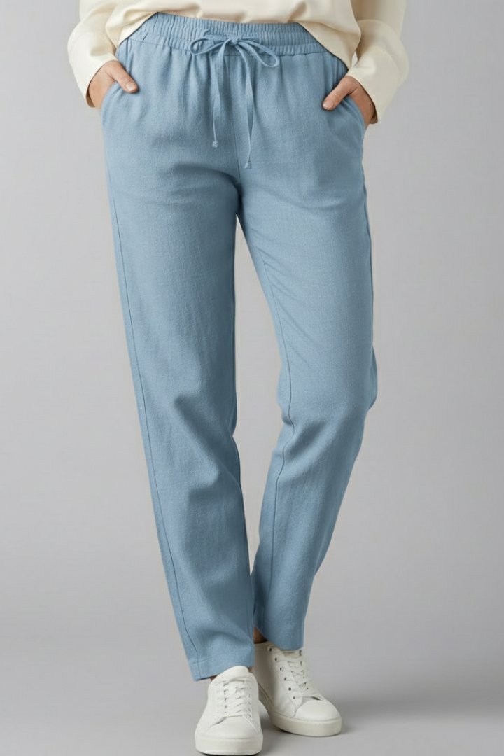 Verity | Elegant Tapered Trousers with Elastic Waist