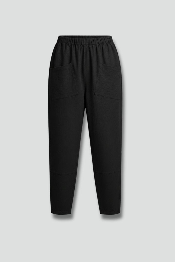 Verity | Elegant Tapered Trousers with Elastic Waist