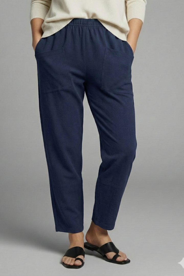 Verity | Elegant Tapered Trousers with Elastic Waist