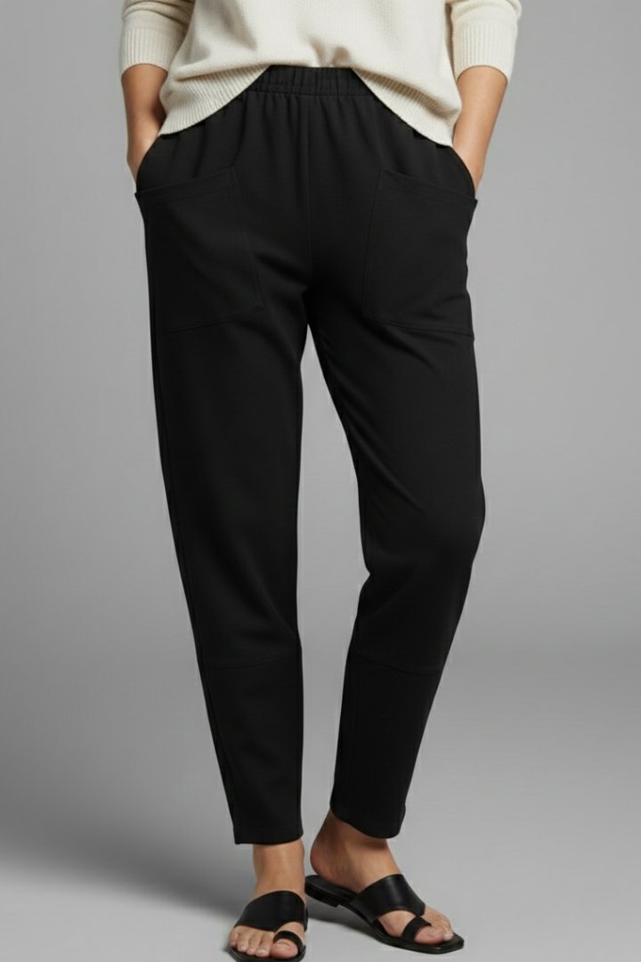 Verity | Elegant Tapered Trousers with Elastic Waist