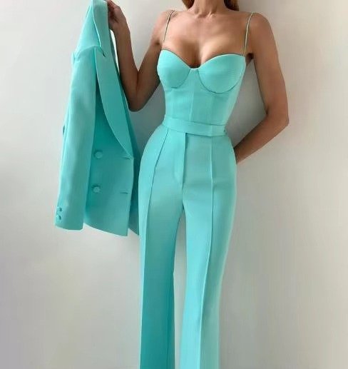 Odile | Elegant Three Piece Blazer Set