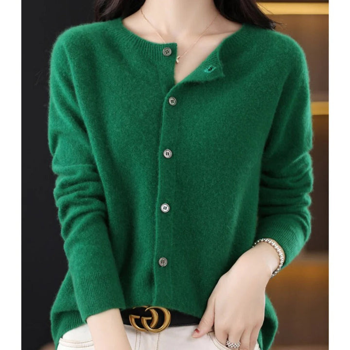 Roos round neck knit cardigan – image 12