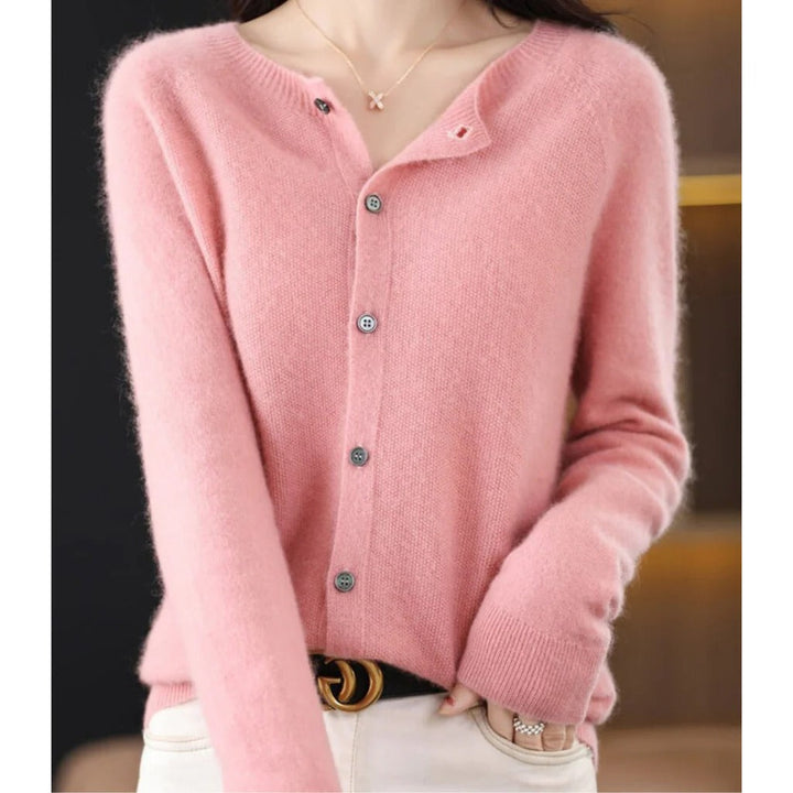 Roos round neck knit cardigan – image 2