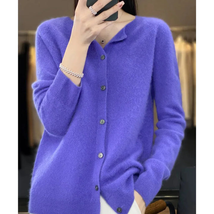 Roos round neck knit cardigan – image 3