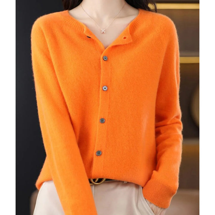 Roos round neck knit cardigan – image 8