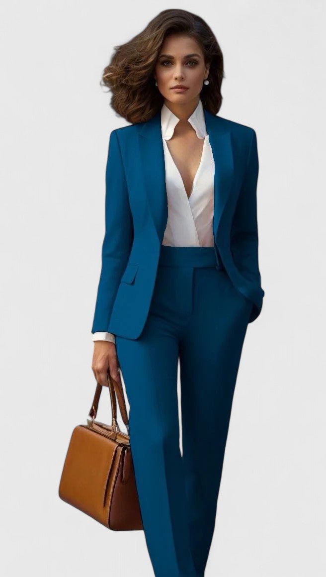 Olive two piece tailored trouser suit – image 6