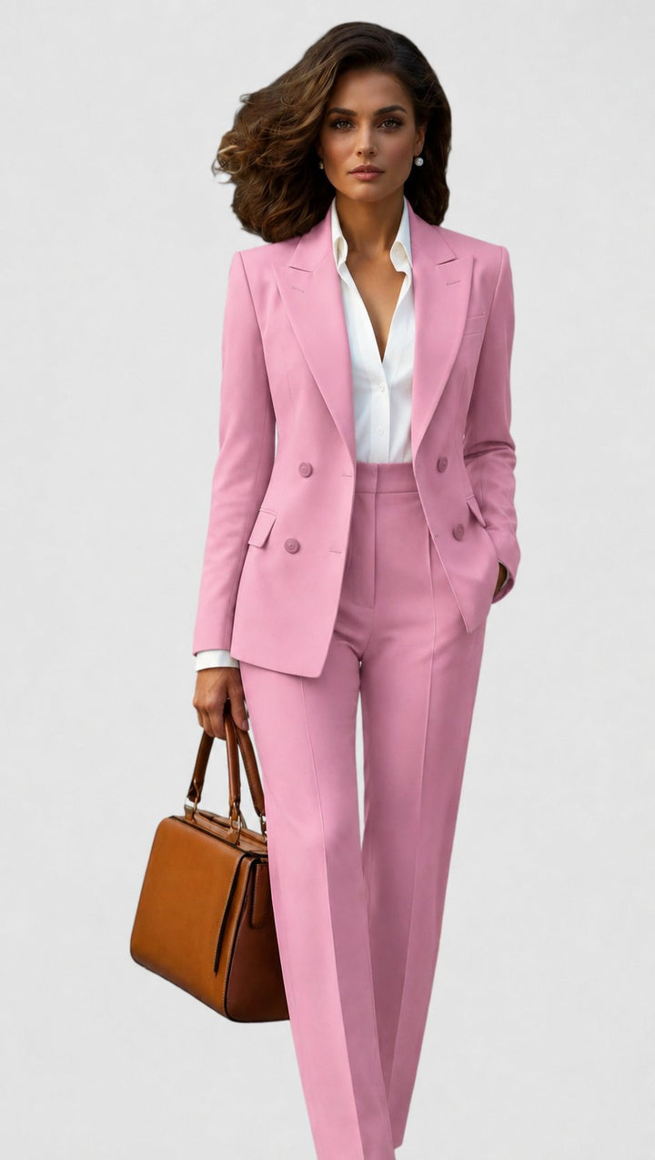 Olive two piece tailored trouser suit – image 8