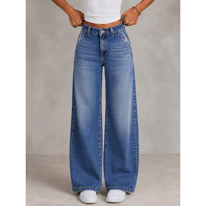 Margot | Elegant Relaxed Wide Leg Jeans