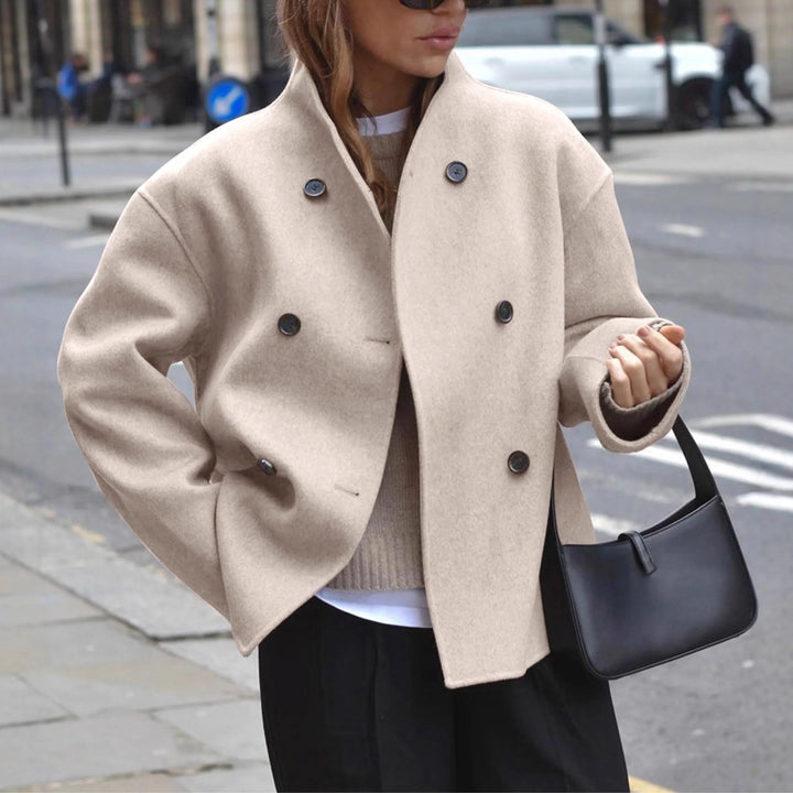 Elspeth double breasted statement coat – image 9